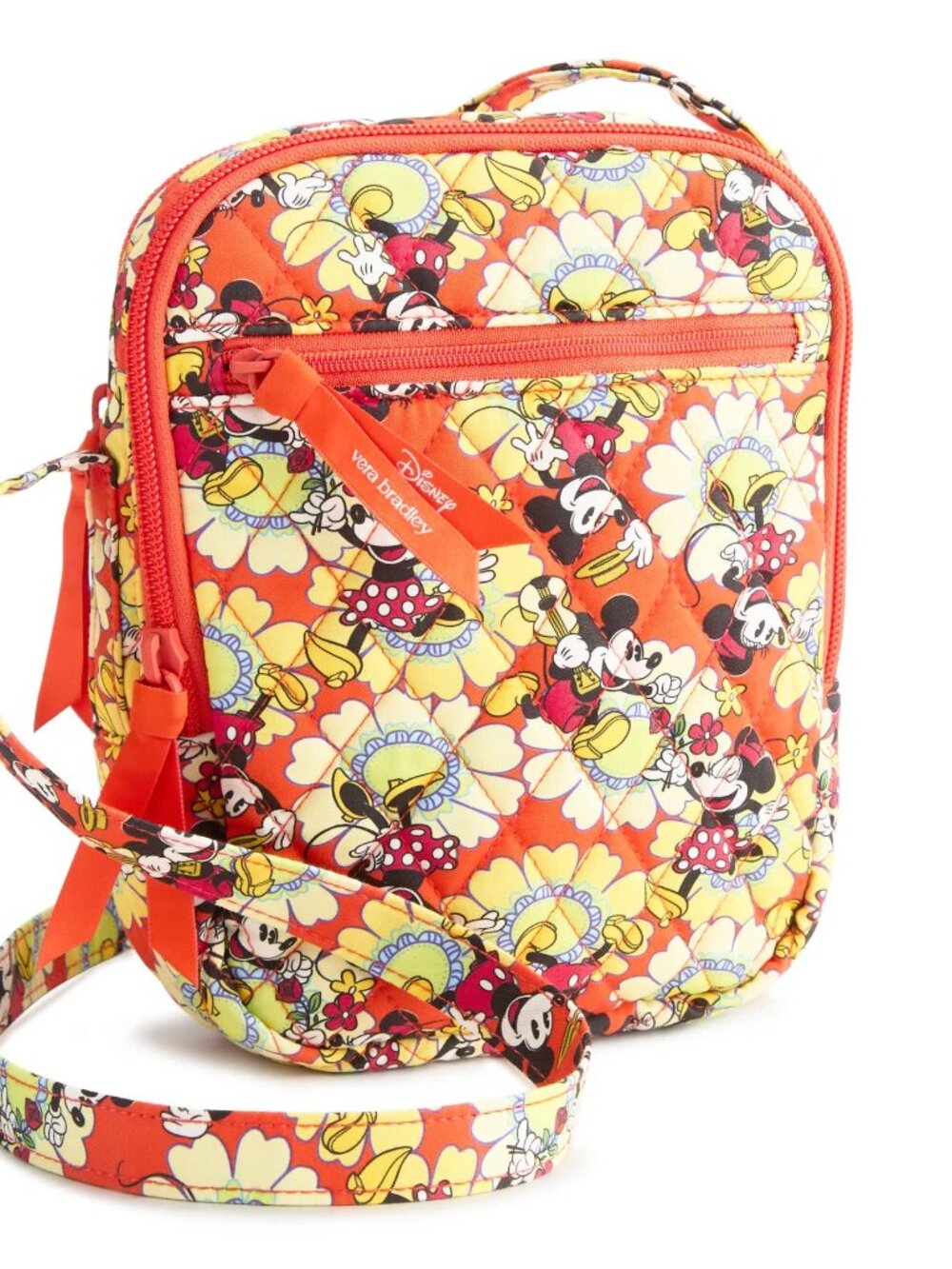 Vera Bradley Disney Sullivan Crossbody- Mickey and minnie petal floral NWT